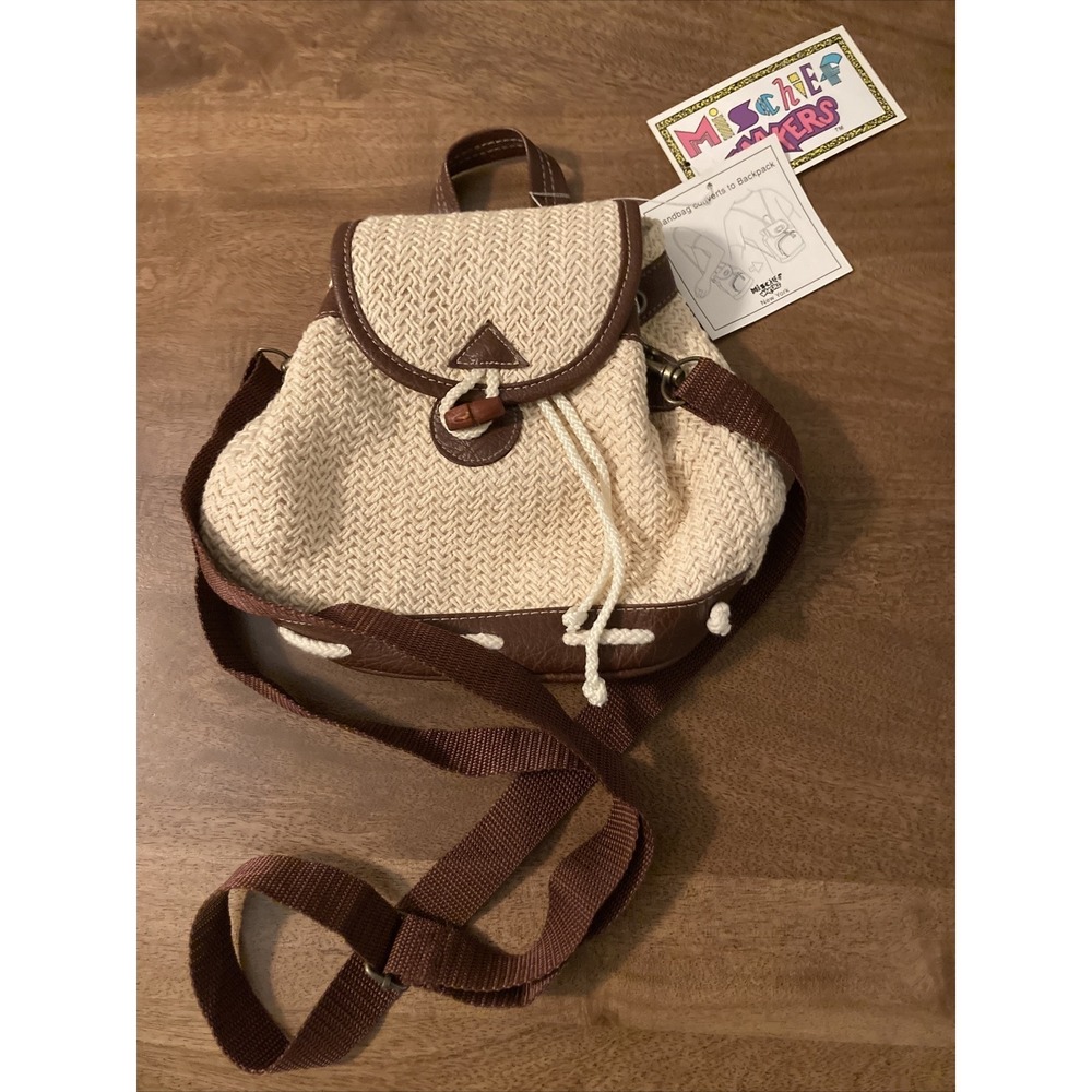 Vintage Mischief Makers Bag Backpack Convertible Small Crossbody New 2051
